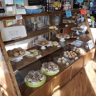 Fully stocked baker case( All made fresh each morning)