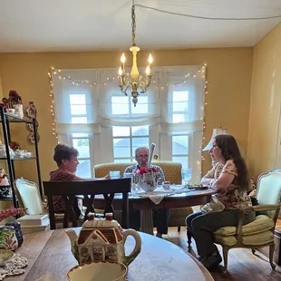 Bigger table across from me