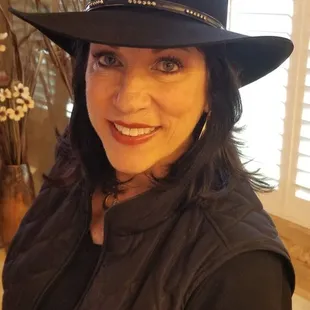 New Stetson hat..at Sassanos