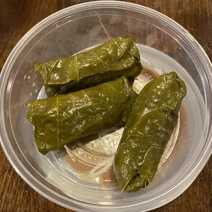 Grape leaves