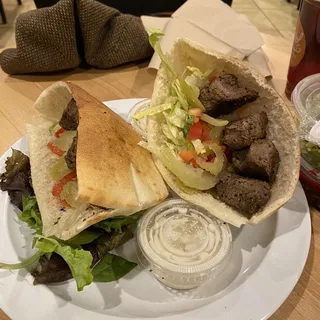 Beef Kabob Sandwich