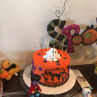 Halloween themed birthday party.