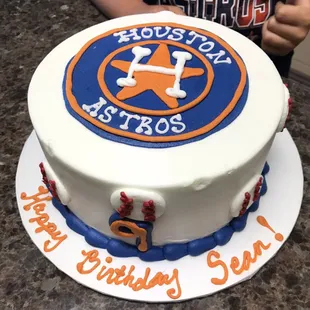 Loved this astros cake!