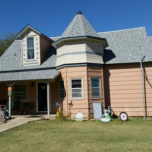 the front of the house