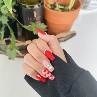 Love my Valentines Day Nails!