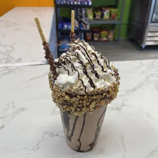 Nutella milkshake