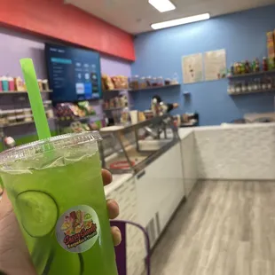 Cucumber Lemonade Agua Fresca