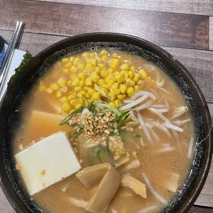 Vegan veggie ramen.