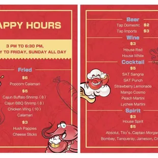 Happy hour , find you favorite drink!