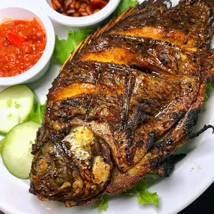 food, fish, seafood, grilled fish, grilled seafood