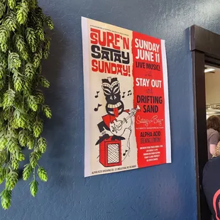 Live music too this day with Drifting Sand at the Alpha acid brewery in Belmont