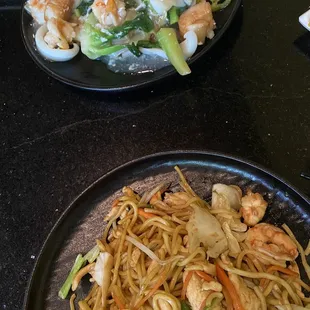 Lo Mein  Nyonya Sambal Shrimp and Squid