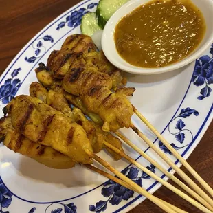 Appetizer, Chicken Satay.