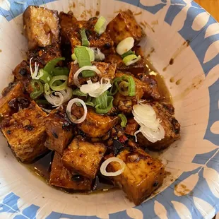 Garlic and Black Pepper Sauce with tofu