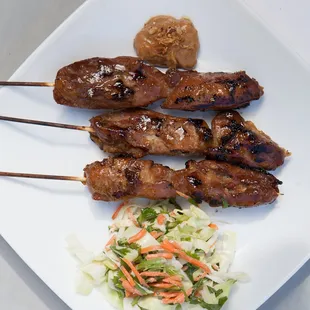 Photo shoot of our famous "Chicken Satays!"