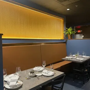 a dining area