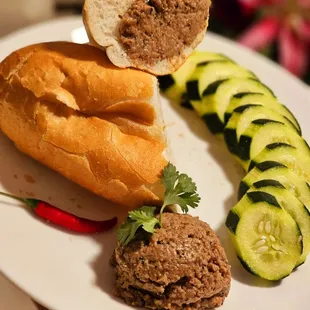 Our famous made in house pâté. Absolutely delicious on bánh mì.