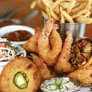 fish and chips, food