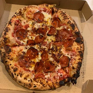 RCO- pepperoni, chili oil, honey