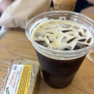 Honey Lavender Cold Brew &amp; Lemon Poppy Bread