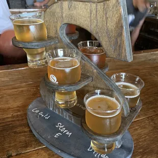 Flight of beer for $10