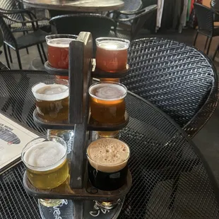 Taster tray of 4oz pours - choose 6 beers