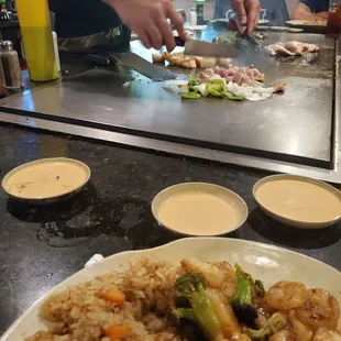 Hibachi Cooking