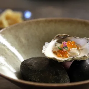 Oyster With Trout Roe...
