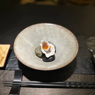 Oyster - Trout Roe, Daikon Radish, Ponzu