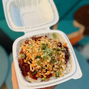 Hawaiian munchies poké