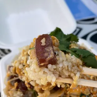 Hawaiian Munchies with brown rice