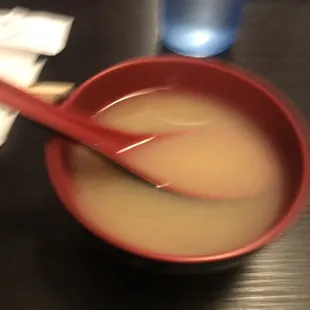 Miso Soup comes with bento box