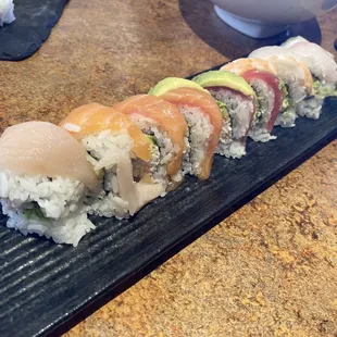 Spicy Rainbow Roll