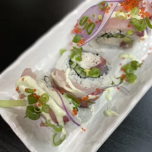 52. Double Hamachi Roll