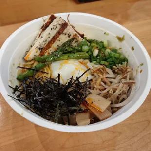 Veggie abura soba (can be vegan/eggless upon request)