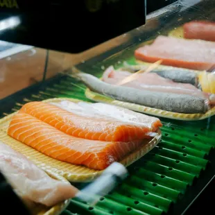 food, sushi and sashimi