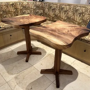 Monkeypod nook tables