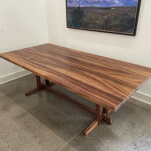Monkeypod dining table
