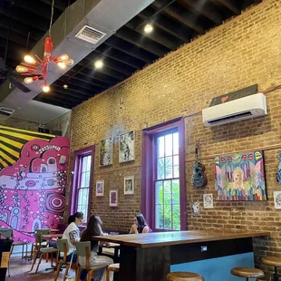 the interior of a restaurant