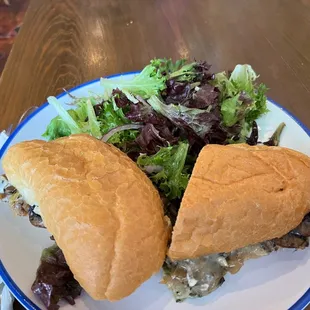 Mushroom sandwich