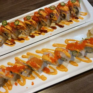 sushi and sashimi, food