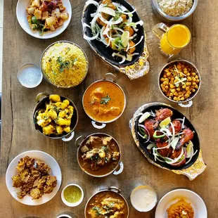 Few Variety of dishes that we serve.