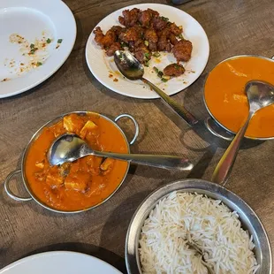 Chicken 65 Chicken Tikka Masala Veg Makhani