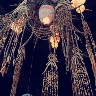 When you walk in and look up...