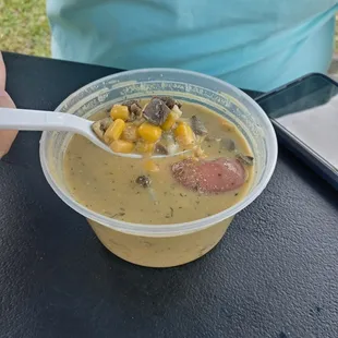 a bowl of soup