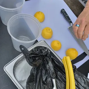 Fresh squeezed lemonade