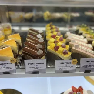 Slices I recommend the yuzu passion fruit slice