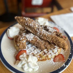 Chicken and Waffle Plate