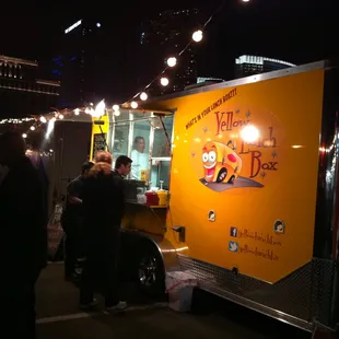 people standing outside