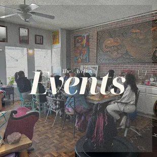 We offer event planning and day of services